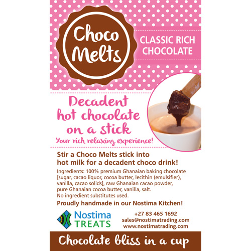 Label design for Choco Melts